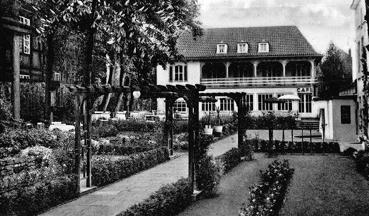 Das Bürgerpark Schäppchen in alter Pracht, so wie es früher einmal war.